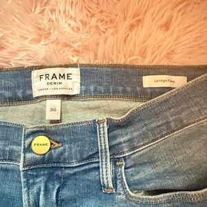 Frame Denim Light Blue Flare Jeans